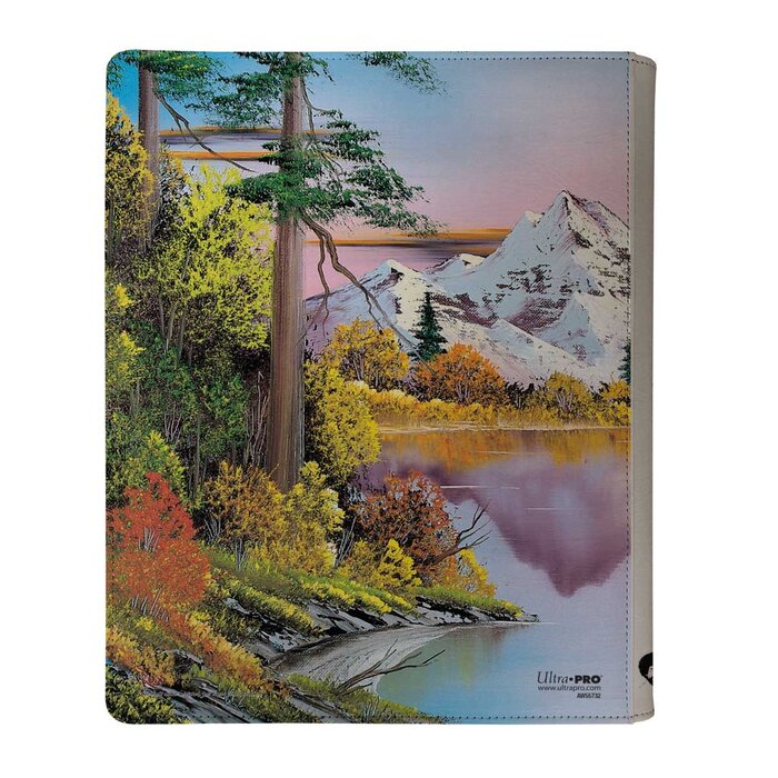 Ultra Pro 9-Pocket Pro Binder - Zippered - Bob Ross - Mighty Mountain Lake