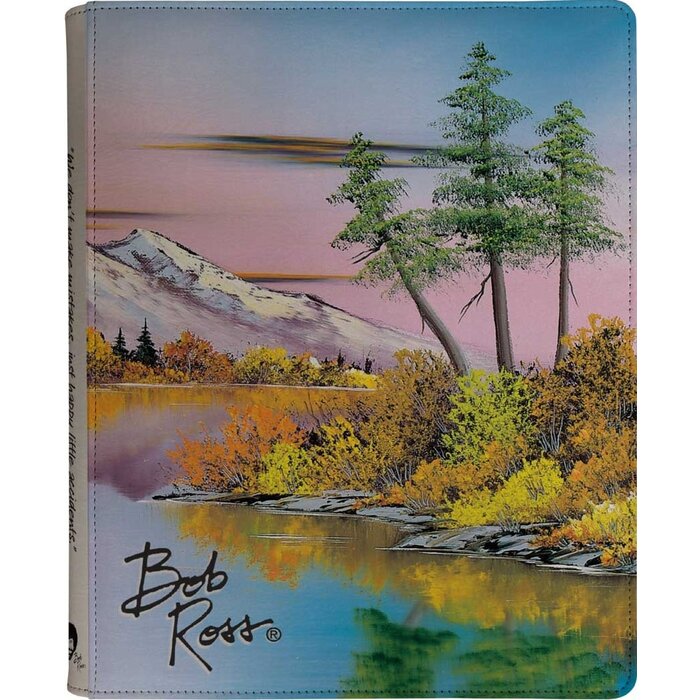 Ultra Pro 9-Pocket Pro Binder - Zippered - Bob Ross - Mighty Mountain Lake