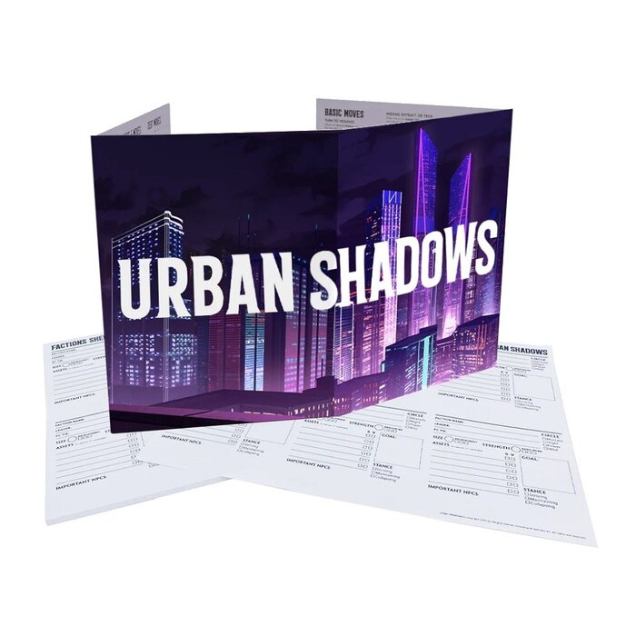 Magpie Games Urban Shadows 2nd Edition RPG: GM Accessory Pack