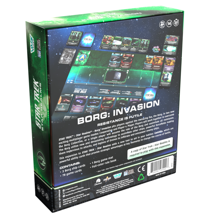 Wise Wizard Games Star Realms - Star Trek Edition - Borg Invasion Expansion