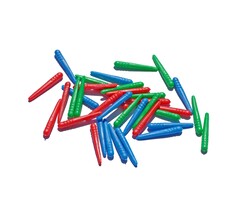 Wood Expressions Assorted Plastic Cribbage Pegs (36)