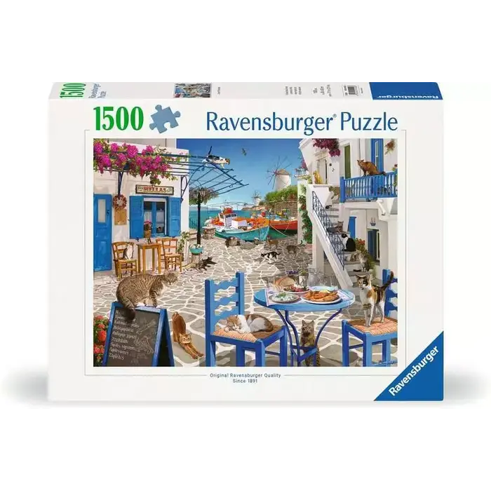 Ravensburger 1500 pcs - Cats of Mykonos