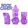 7-Piece RPG Dice Set: Inclusion - Rock Candy