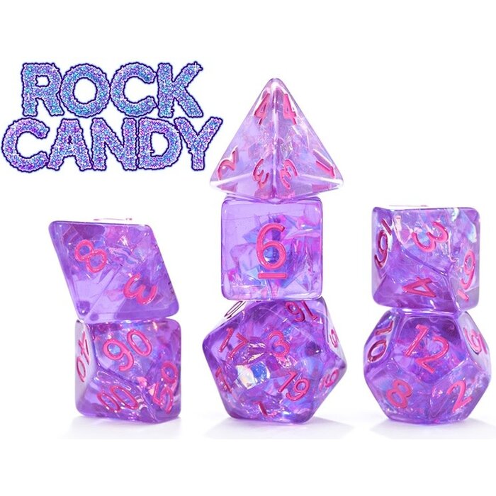 Gate Keeper Games 7-Piece RPG Dice Set: Inclusion - Rock Candy