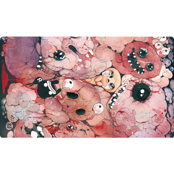 Misc Supplies Playmat - The Binding of Isaac: Four Souls 2-Player Mat (Peach Momoko)
