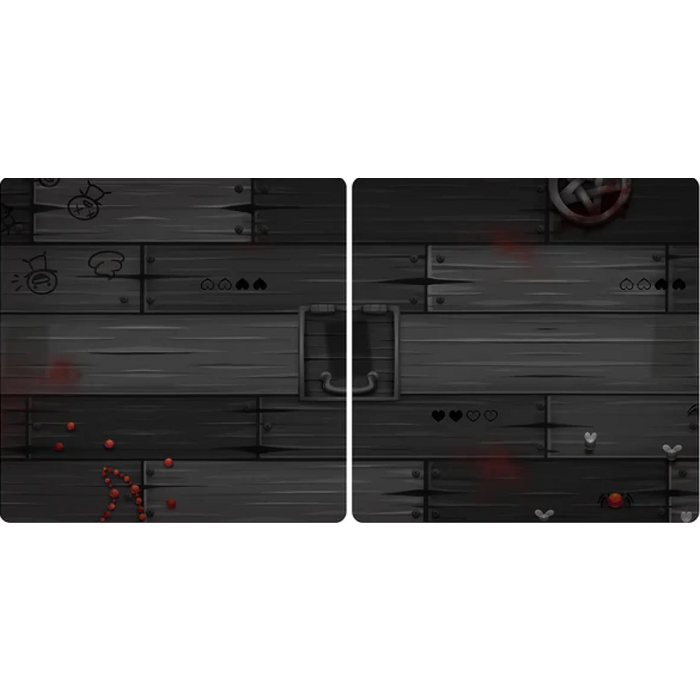 Misc Supplies Playmat - The Binding of Isaac: Four Souls 4-Player Mat (Requiem)