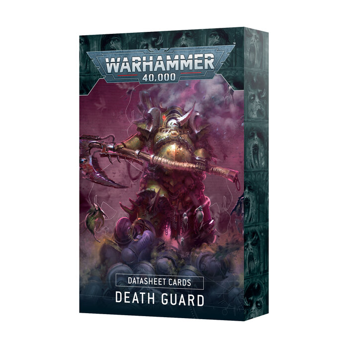 Games Workshop Warhammer 40K: Chaos Space Marines (Death Guard) - Datasheet Cards