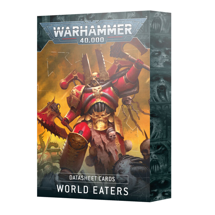 Games Workshop Warhammer 40K: Chaos Space Marines (World Eaters) - Datasheet Cards