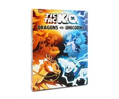TeeTurtle Games Tic Tac K.O. - Dragons vs Unicorns