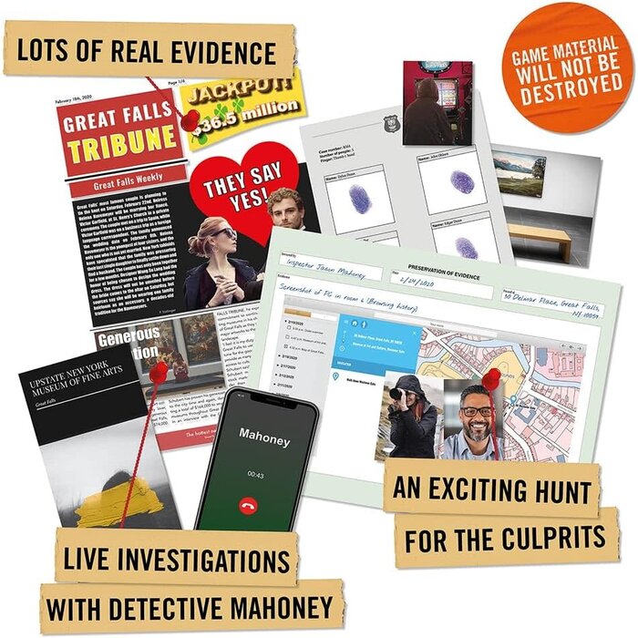 Misc Board Games Hidden Games Crime Scene - The Midnight Crown