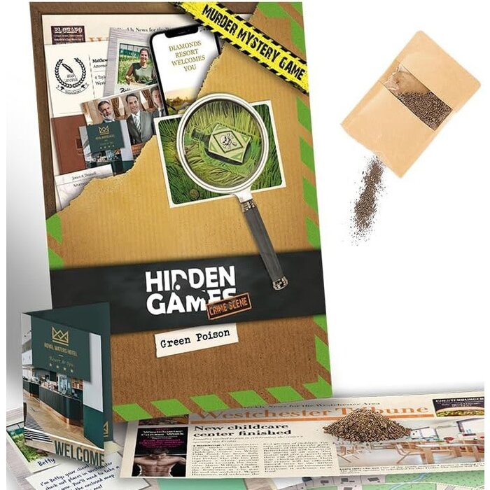 Misc Board Games Hidden Games Crime Scene - The Green Poison