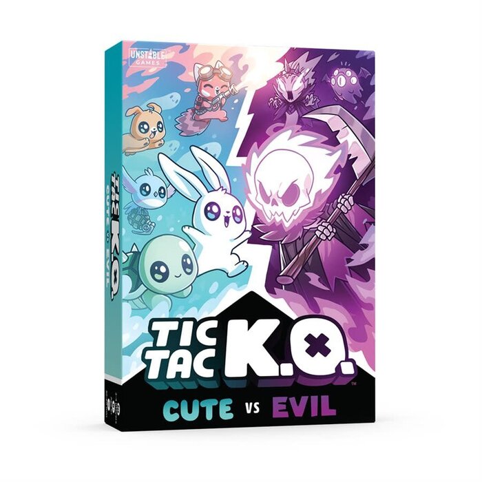 TeeTurtle Games Tic Tac K.O. - Cute vs Evil