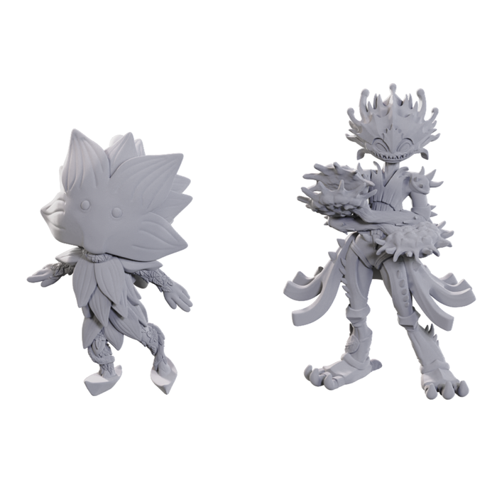 Wizkids/NECA LLC Pathfinder Deep Cuts Miniatures: Lotus Leshy & Flytrap Leshy