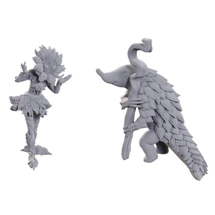 Wizkids/NECA LLC Pathfinder Deep Cuts Miniatures: Sunflower Leshy & Fruit Leshy