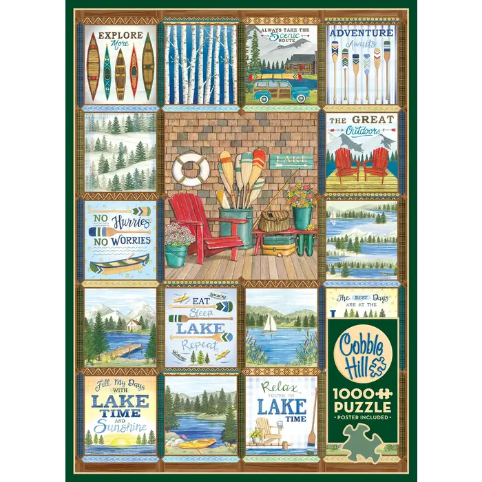 Cobble Hill Puzzles 1000 pcs - Lake Country