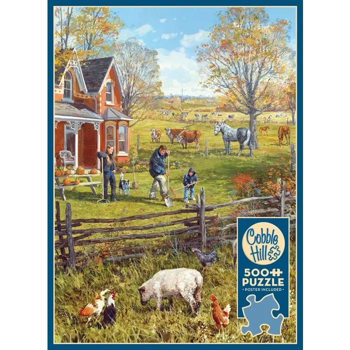 Cobble Hill Puzzles 500 pcs - Young Family Farm