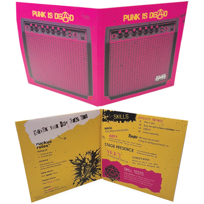 Misc RPGs Punk is Dead RPG: Band Manager Screen