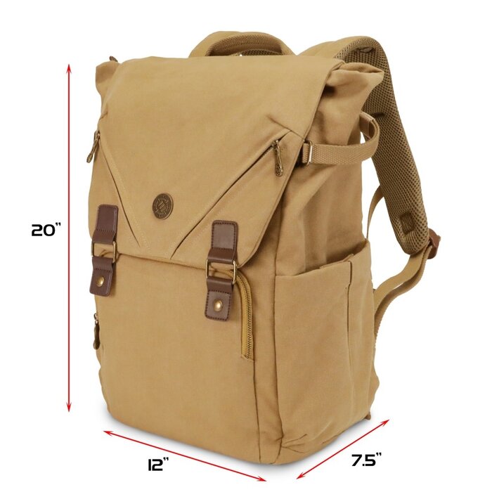 Enhance Gaming AP Enhance Venturer's Canvas Backpack - Tan