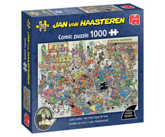 Jumbo Puzzles 1000 pcs - Jan van Haasteren: Ludo Battle