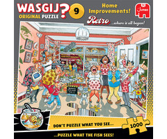 Jumbo Puzzles 1000 pcs - WASGIJ Retro Original: #9, Home Improvements!