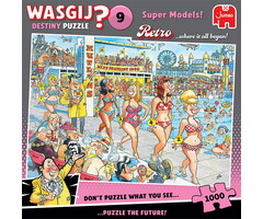 Jumbo Puzzles 1000 pcs - WASGIJ Retro Destiny: #9, Super Models!