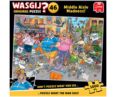 Jumbo Puzzles 1000 pcs - WASGIJ Original: #46, Middle Aisle Madness!