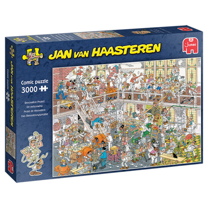 Jumbo Puzzles 3000 pcs - Jan van Haasteren: Renovation Project