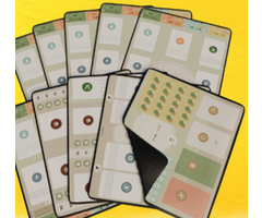 Inside Up Games Playmat - Earth: Set of 10 Player and Board Mats