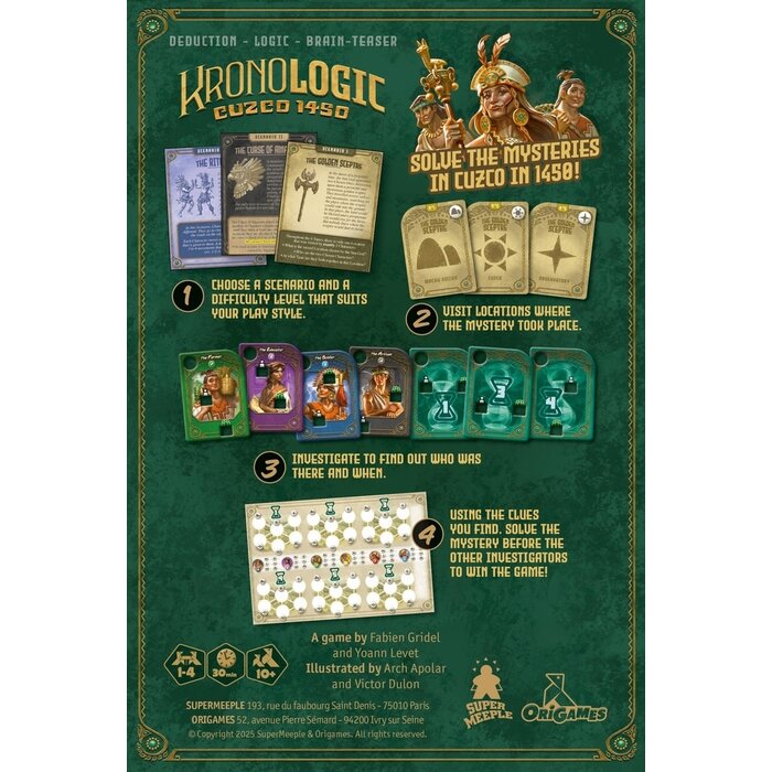 Super Meeple Games Kronologic: Cuzco 1450