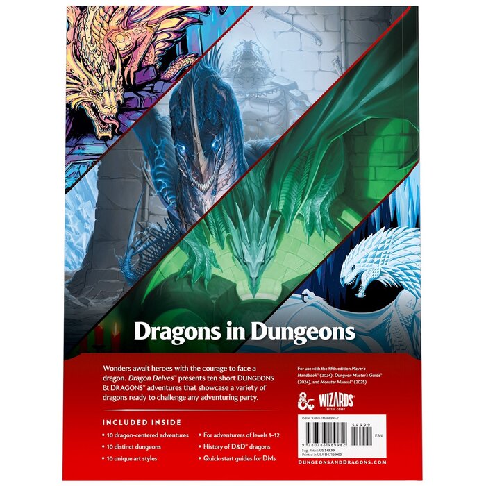 Wizards of the Coast Dungeons & Dragons 5E: Dragon Delves - An Adventure Anthology