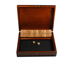 Wood Expressions Shut the Box w/Lid (12 Number)
