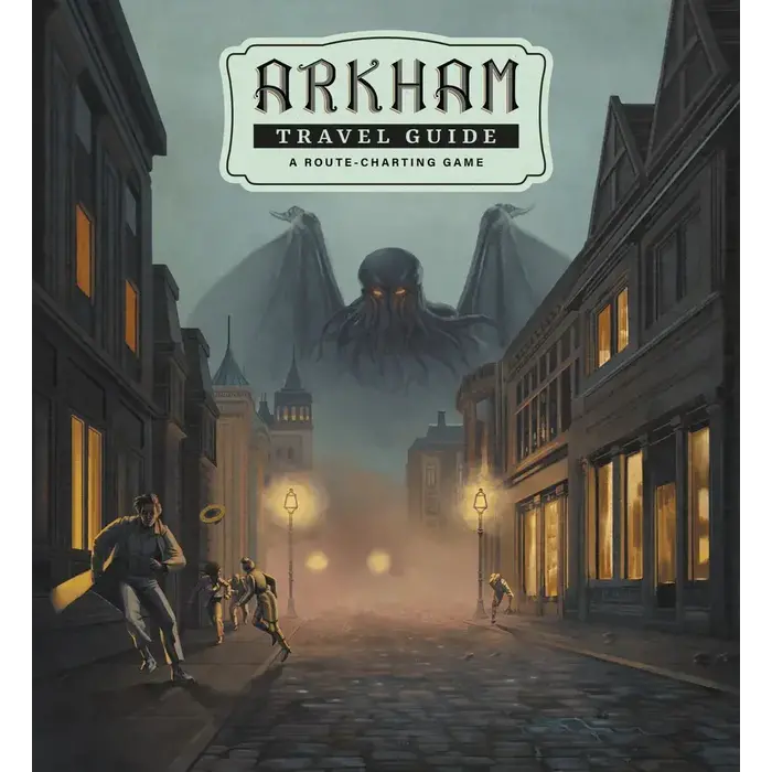 Misc Board Games Arkham Travel Guide - A Route-Charting Game