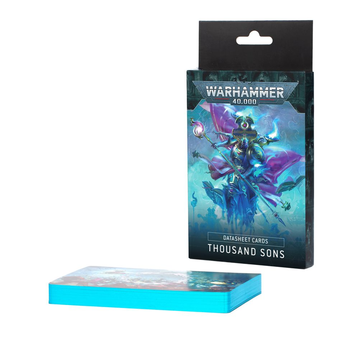 Games Workshop Warhammer 40K: Chaos Space Marines (Thousand Sons) - Datasheet Cards