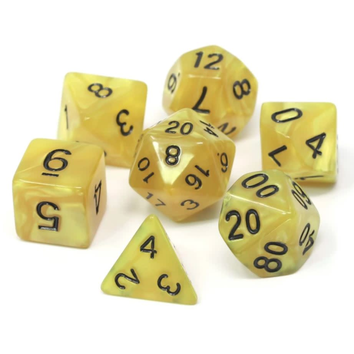 Die Hard Dice 7-Piece Polyhedral RPG Dice Set (Assorted Colours)