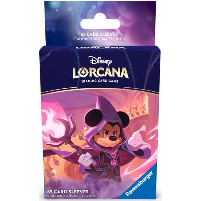 Ravensburger Sleeves - 66x91mm (Standard CCG) Lorcana Deck Protector 65/pack - Mickey 2