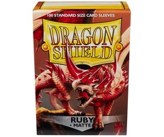 Arcane Tinmen Sleeves - 63x88mm - Dragon Shield - 100/pk - Matte - Ruby