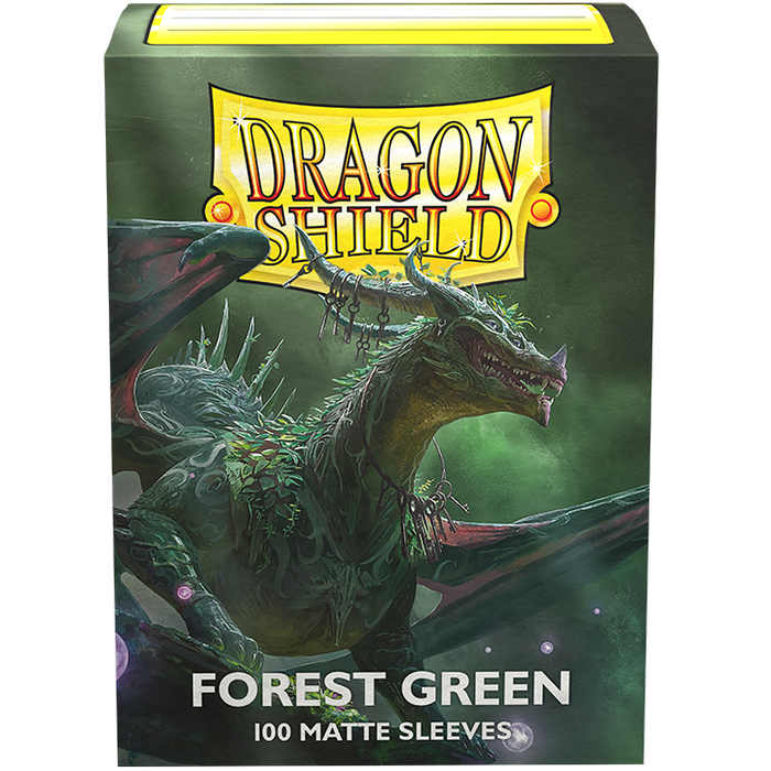 Arcane Tinmen Sleeves - 63x88mm - Dragon Shield - 100/pk - Matte - Forest Green