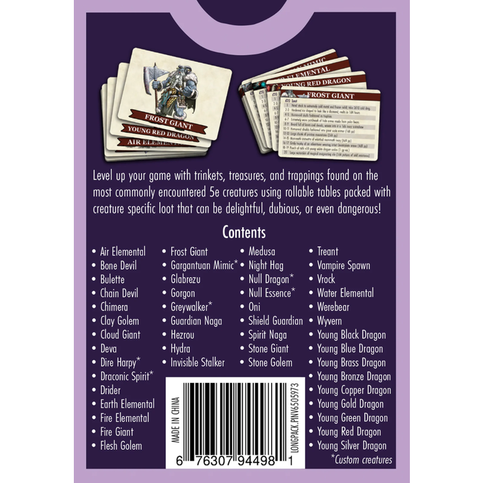 Misc RPGs The Deck of Loot -