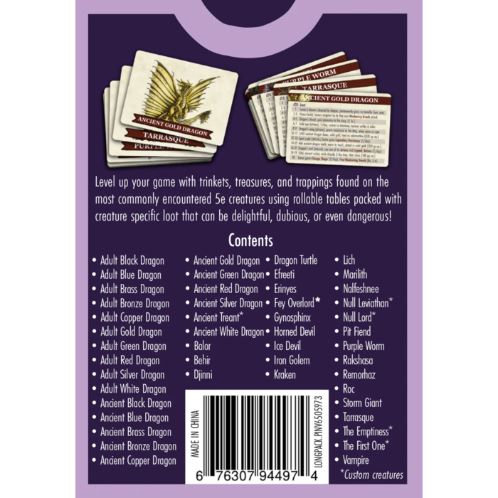 Misc RPGs The Deck of Loot -