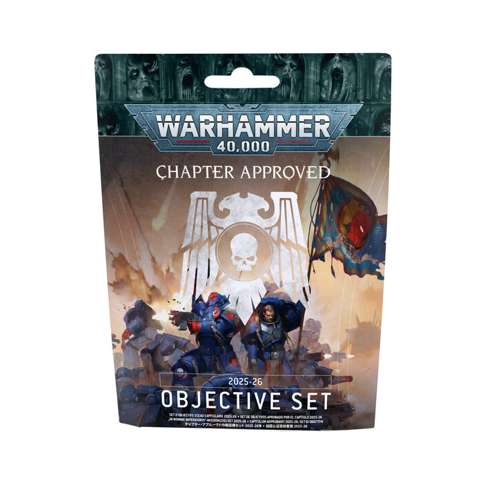 Games Workshop Warhammer 40K: Mission Pack - Chapter Approved: Objectives Set 2025-2026 (10th Edition)