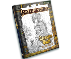 Paizo Publishing Pathfinder RPG 2E Remastered Treasure Vault Sketch Cover