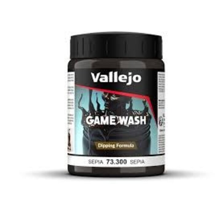Vallejo Vallejo Game Color Transparent Acrylic Wash Sepia Shade