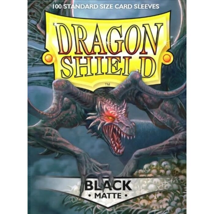 Arcane Tinmen Sleeves - 63x88mm - Dragon Shield - 100/pk - Matte - Black