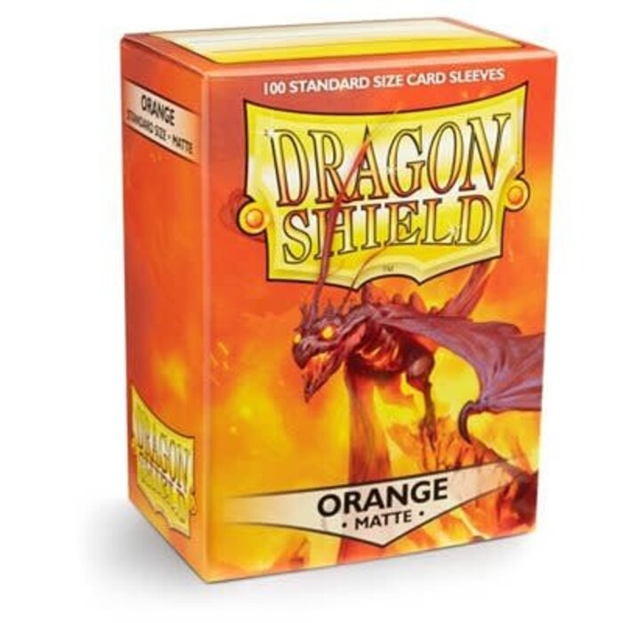 Arcane Tinmen Sleeves - 63x88mm - Dragon Shield - 100/pk - Matte - Orange