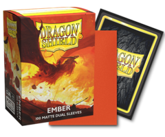 Arcane Tinmen Sleeves - 63x88mm - Dragon Shield - 100/pk - Dual Matte - Ember
