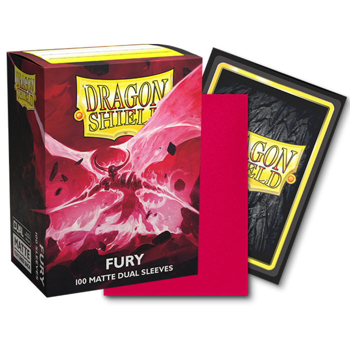 Arcane Tinmen Sleeves - 63x88mm - Dragon Shield - 100/pk - Dual Matte - Fury