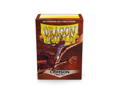 Arcane Tinmen Sleeves - 63x88mm - Dragon Shield - 100/pk - Matte - Crimson