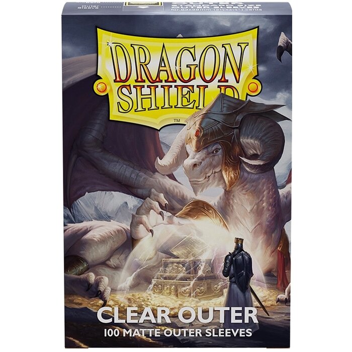 Arcane Tinmen Sleeves - 63x89mm - Dragon Shield - 100/pk - Matte - Clear (Outer Sleeve)