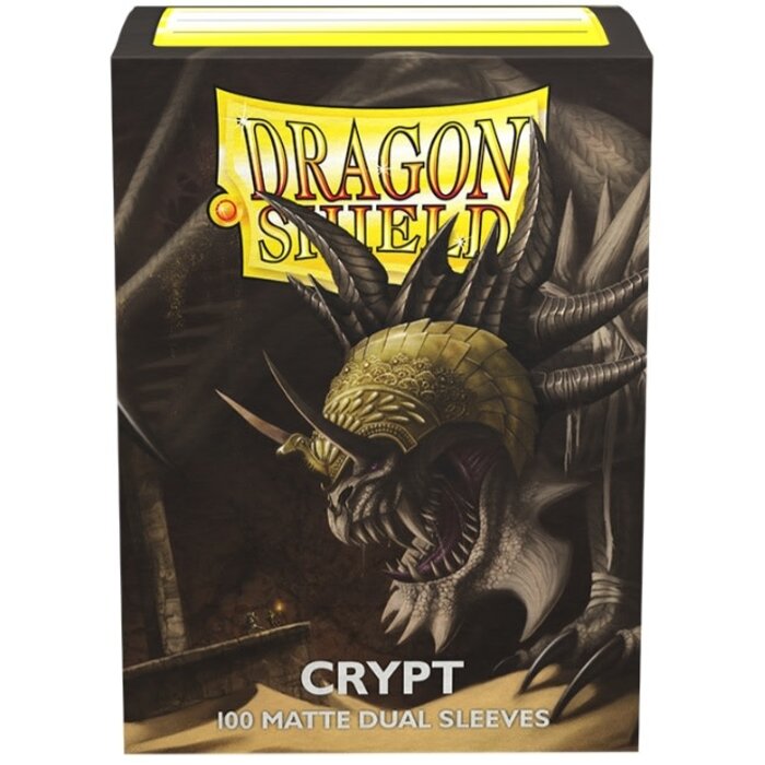 Arcane Tinmen Sleeves - 63x88mm - Dragon Shield - 100/pk - Dual Matte - Crypt