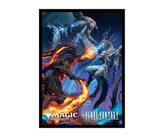 Ultra Pro Sleeves - 66x91mm - Ultra Pro - 100/pk - Matte - Bahamut and Ifrit